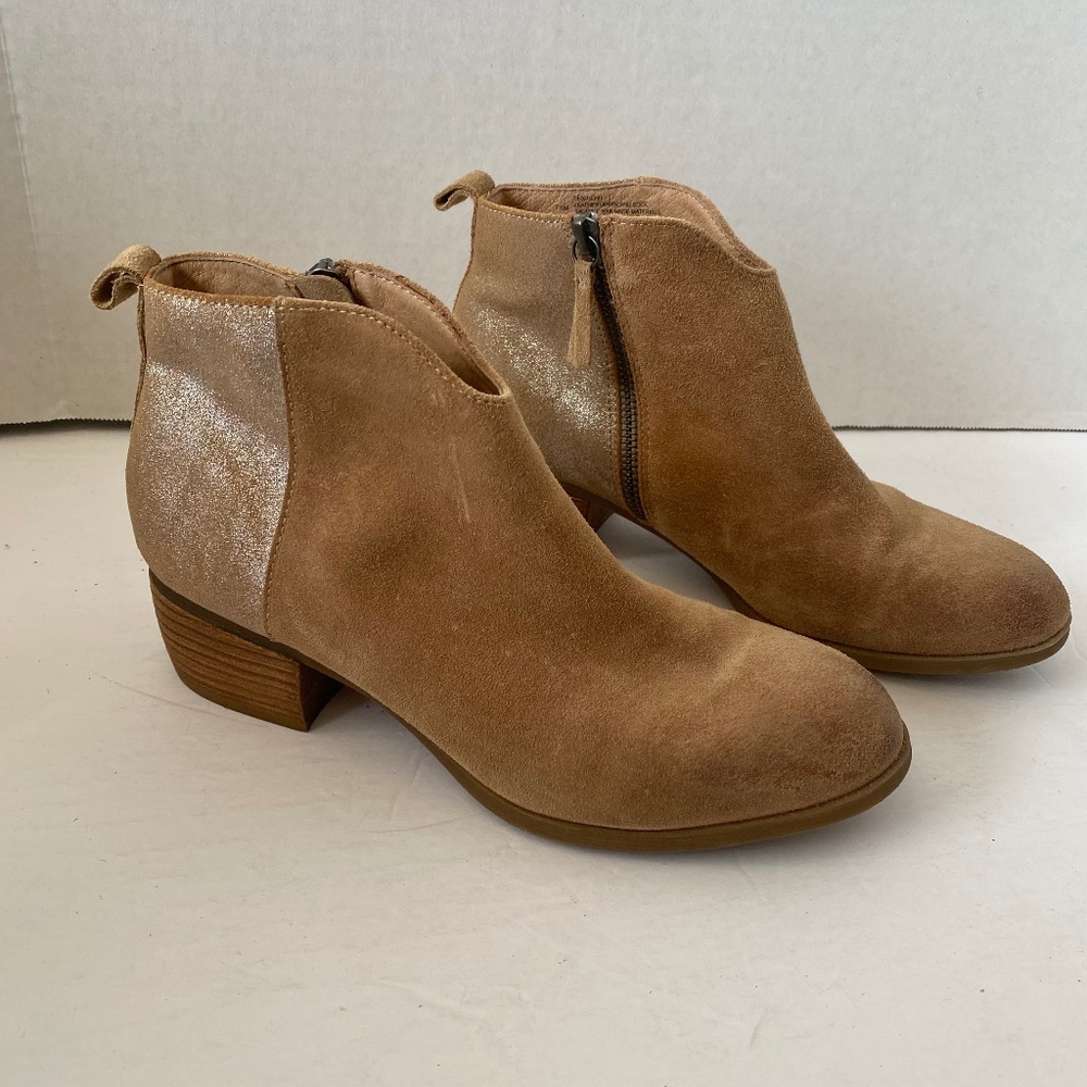 Sofft Coleta Ankle Bootie in Barley/Silver Sz 7.5